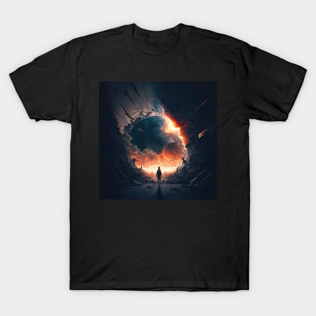 end of the universe T-Shirt by Trontee